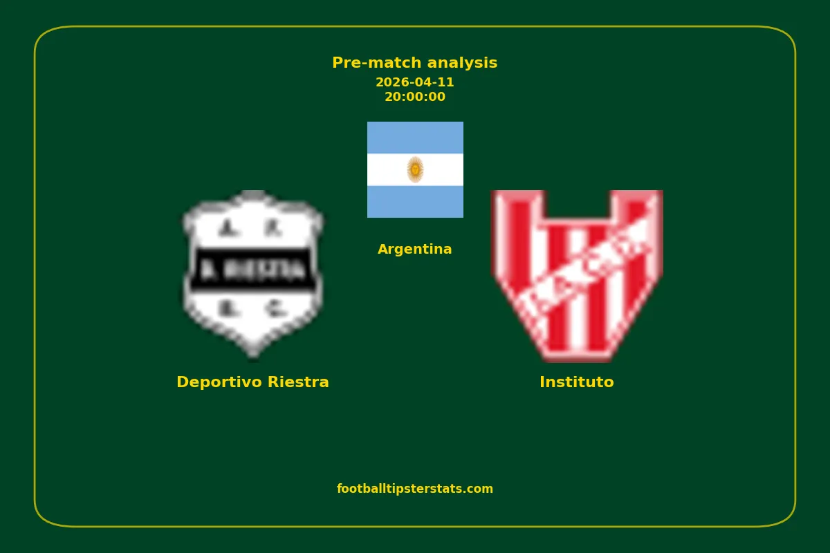 Pre-match analysis: Deportivo Riestra vs Instituto on 2026-04-11